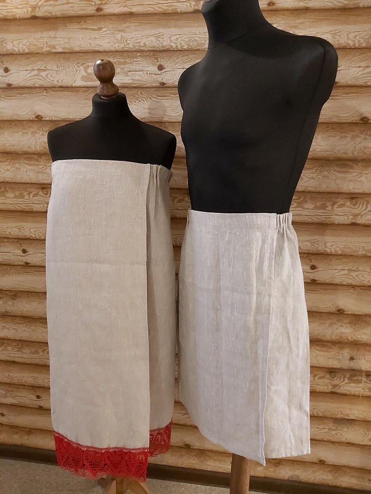 Linen sauna set Women & Men